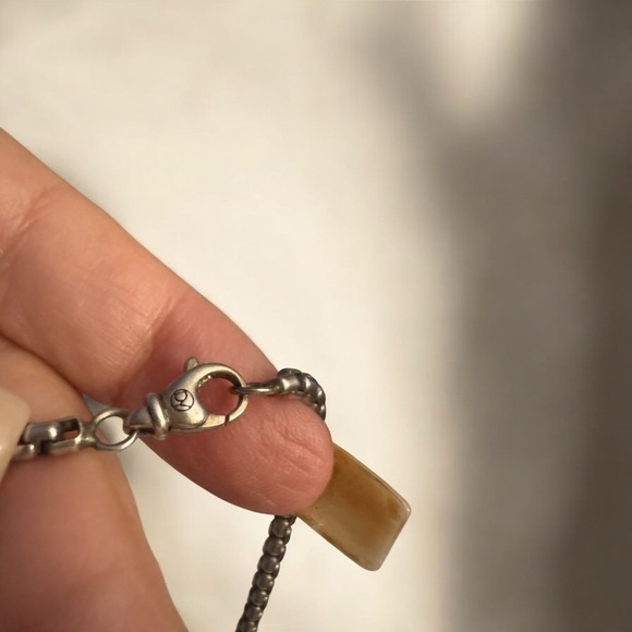 John Hardy Dayak Kali Lava Cross Sapphire Sterling Silver Pendant 21.4 Grams - Picture 4 of 4